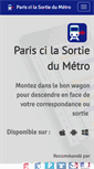 Mobile Screenshot of paris-cilasortiedumetro.fr